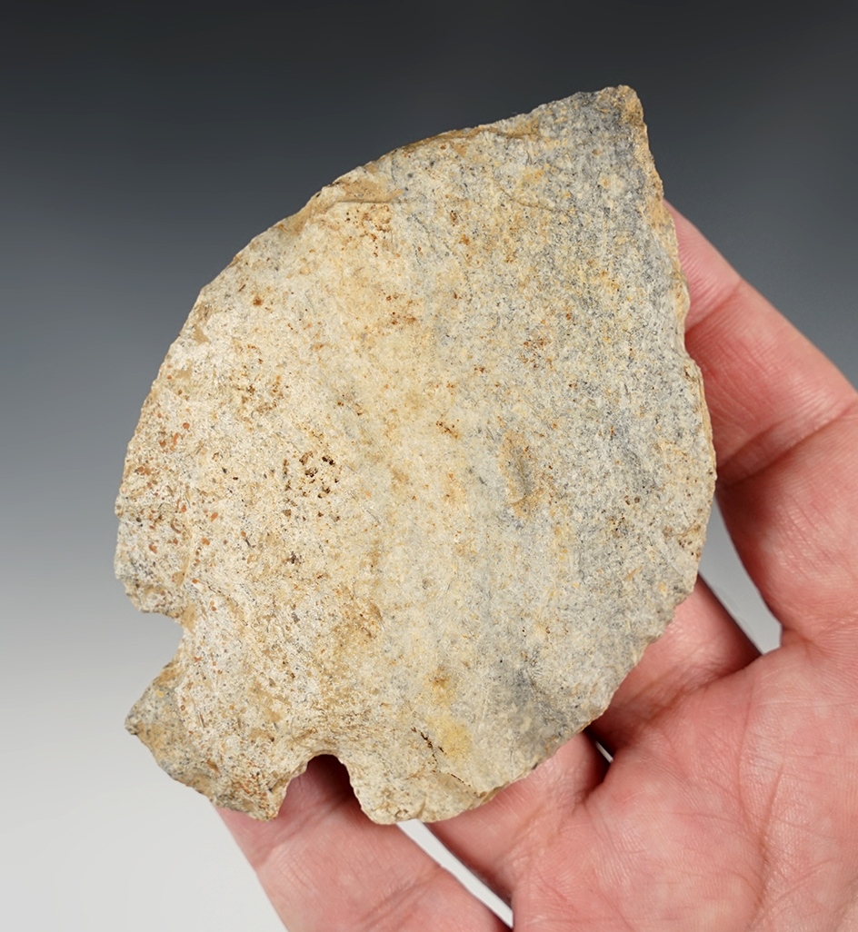 4" long uniquely styled Base Tang Knife found in Missouri.