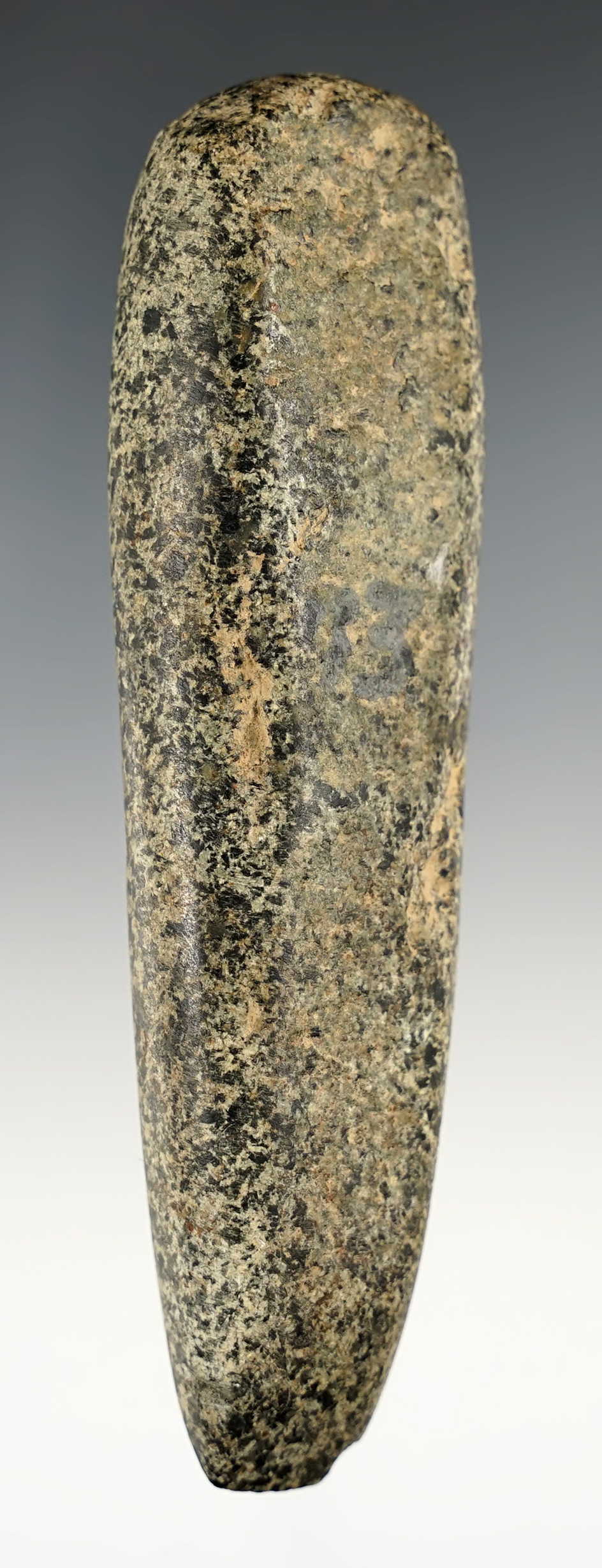 4 1/4" Speckled Granite Chisel - Licking Co., Ohio.