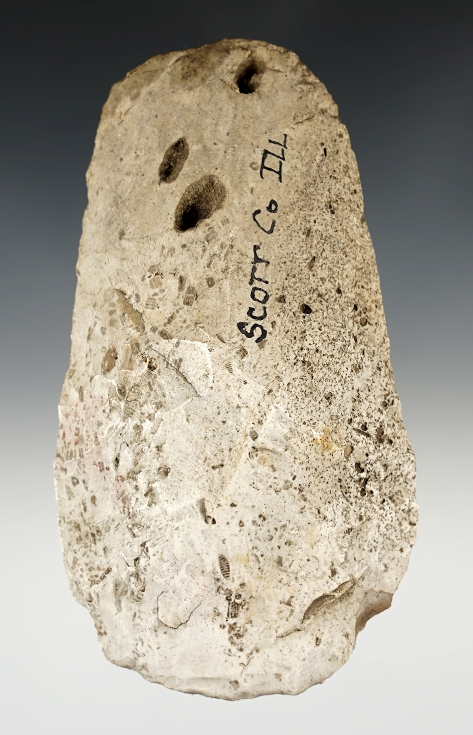 5 3/8" Hoe - Scott Co., Illinois. Nice polish to the bit area.