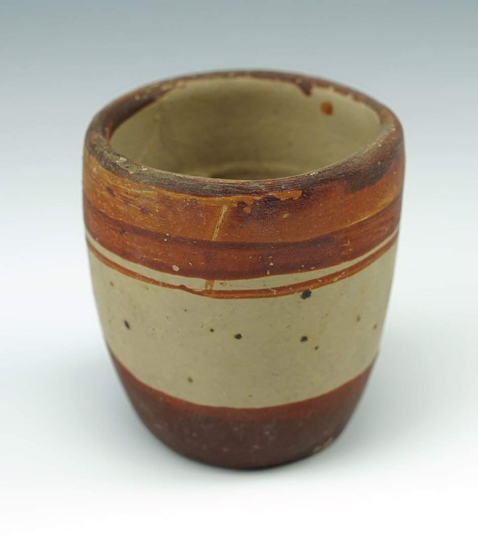 2 5/8" tall miniature Hopi Cup in solid condition.