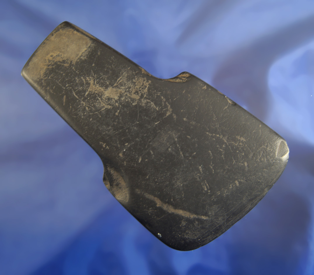 Sale Highlight! Rare heavily polished 5 3/16" slate Spatulate found in 1926 near Marietta Ohio.