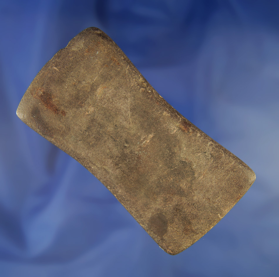 3 15/16" undrilled Bi-concave Gorget that was sold in a Garth auction as Lot #205