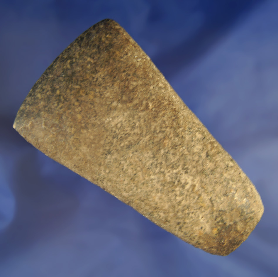 4 5/16" Flared Bit Celt found in Jackson Township, Richland Co., Ohio on George Hawk Road.