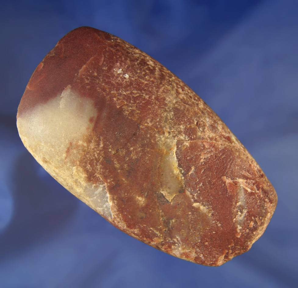 Highly colored red Quartz Celt that is 4 1/2 inches long found in Ohio. Rare material for type!