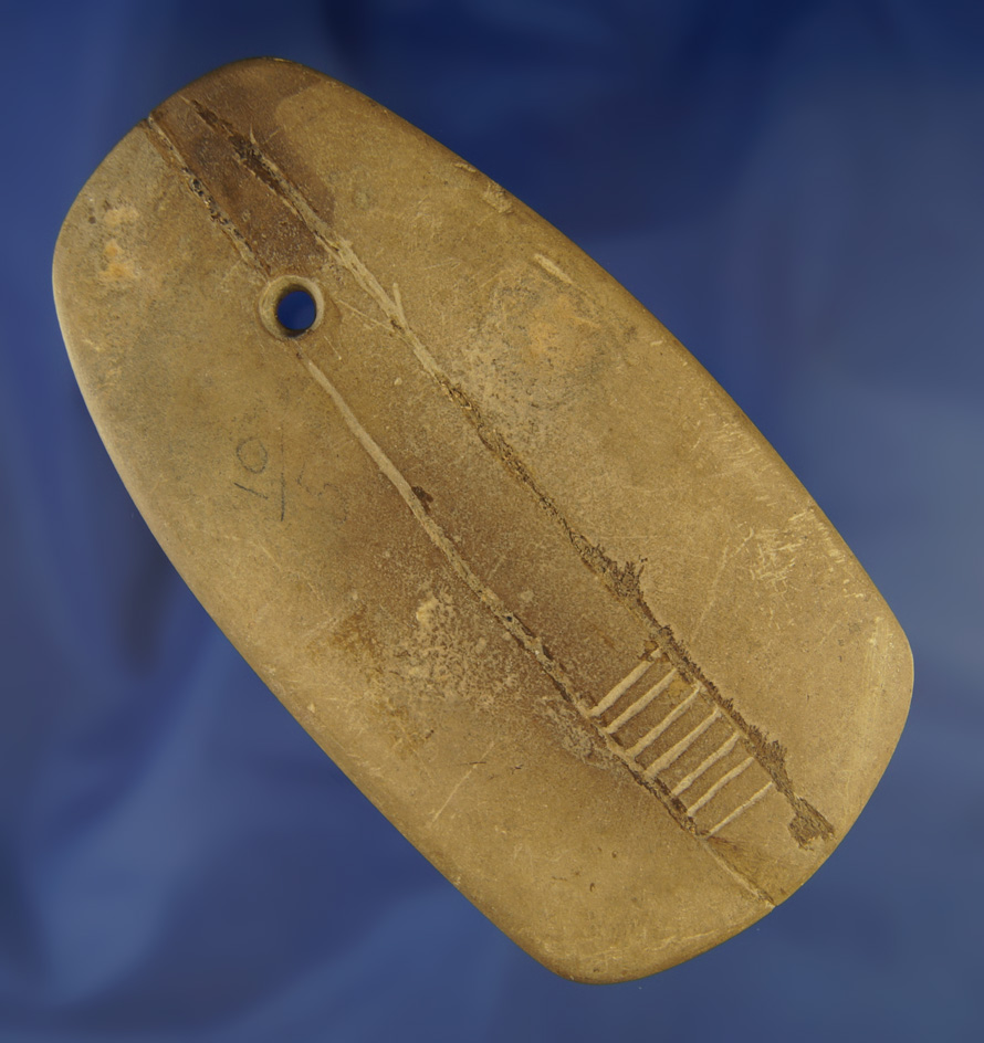 4 1/4" Pendant with engraving - Mason Co.,  Kentucky.  Pictured in Who's Who #8, page 110