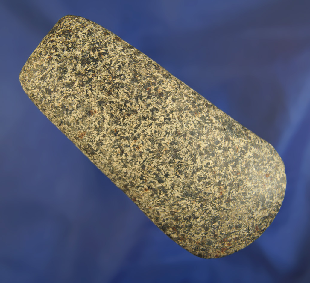 Well developed and highly polished 3 11/16" granite Celt found in Brown Co.,  Ohio