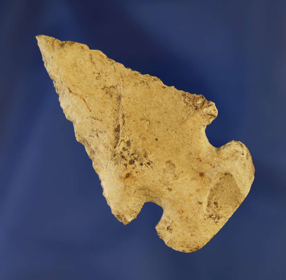 2 7/16" Thebes Archaic Bevel found in southern Indiana.