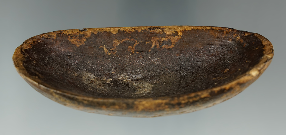 4 3/16" Heavily patinated Inuit Gut Scraper found in Alaska.