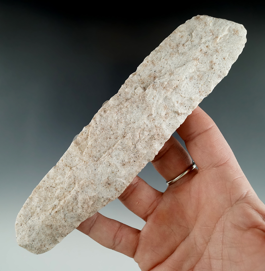 Large 6 1/2" quartz Knife found in Utah.