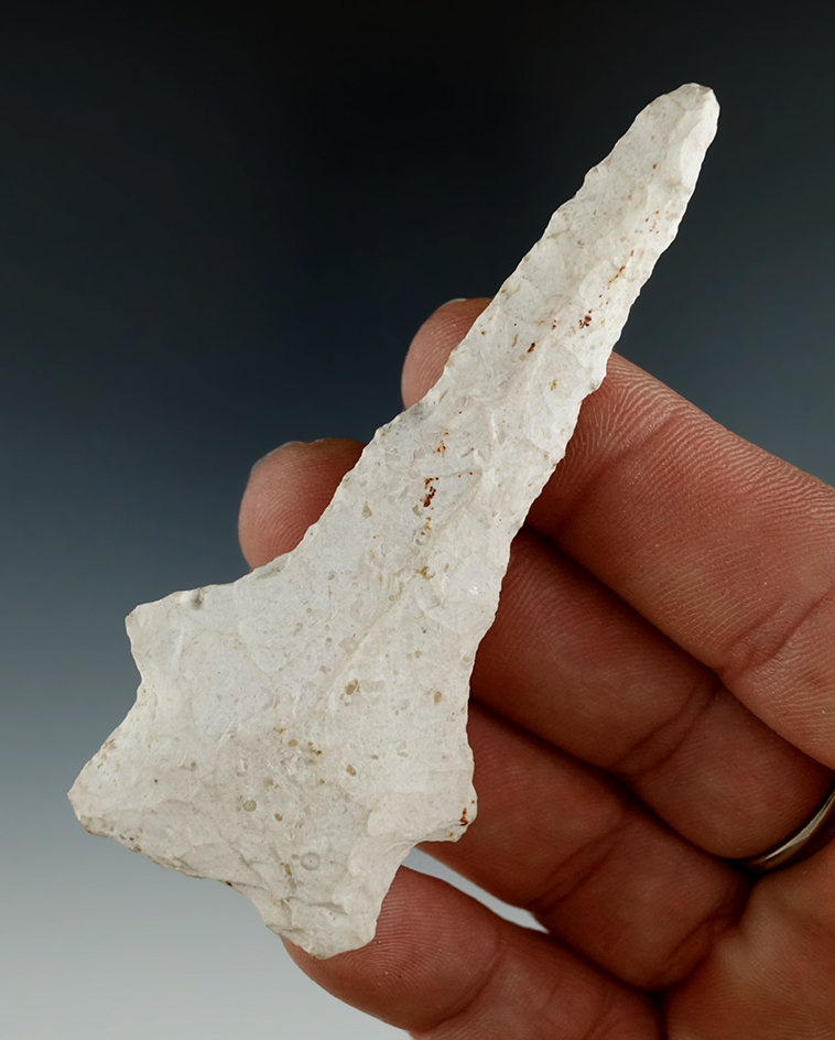 3 1/8" Drill found in Cooper Co., Missouri by Bill Bodine near the Blackwater River.