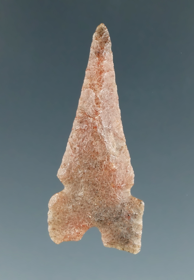 1 7/16" tri-notch arrowhead found in Utah.