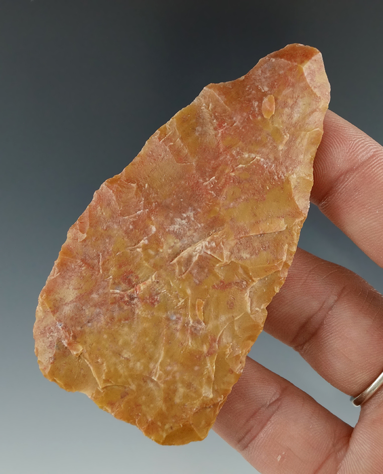 Colorful 3 1/8" Agate Blade found in Utah.