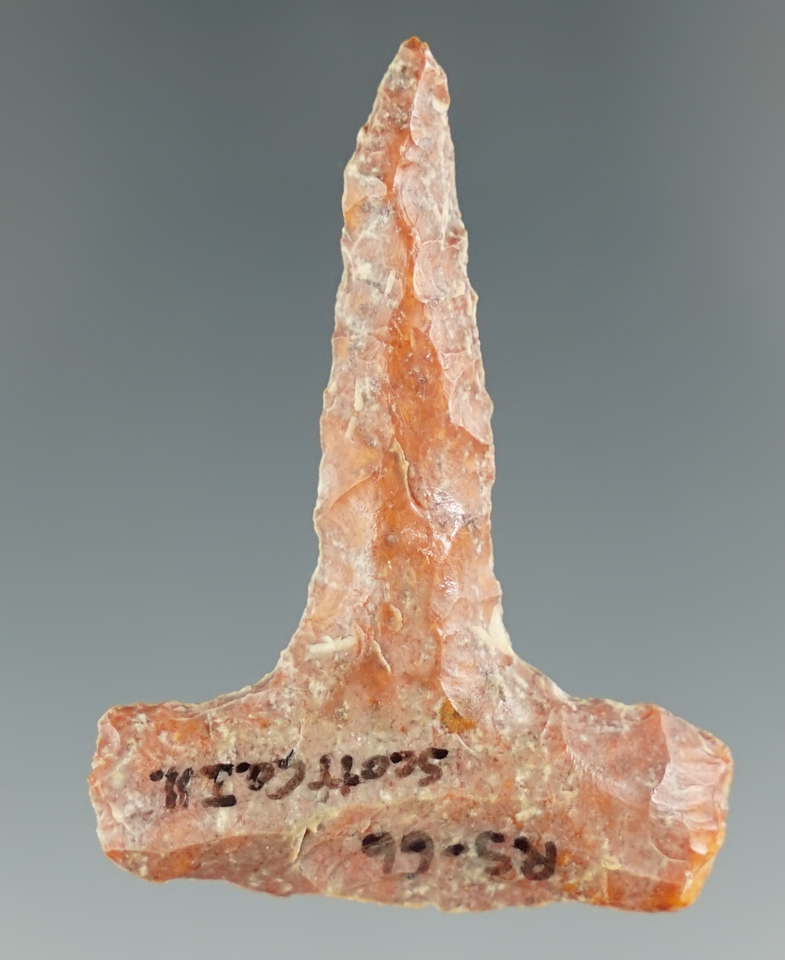 1 13/16" Drill found in Scott County Illinois. Pictured in the Overstreet #8, page 434.