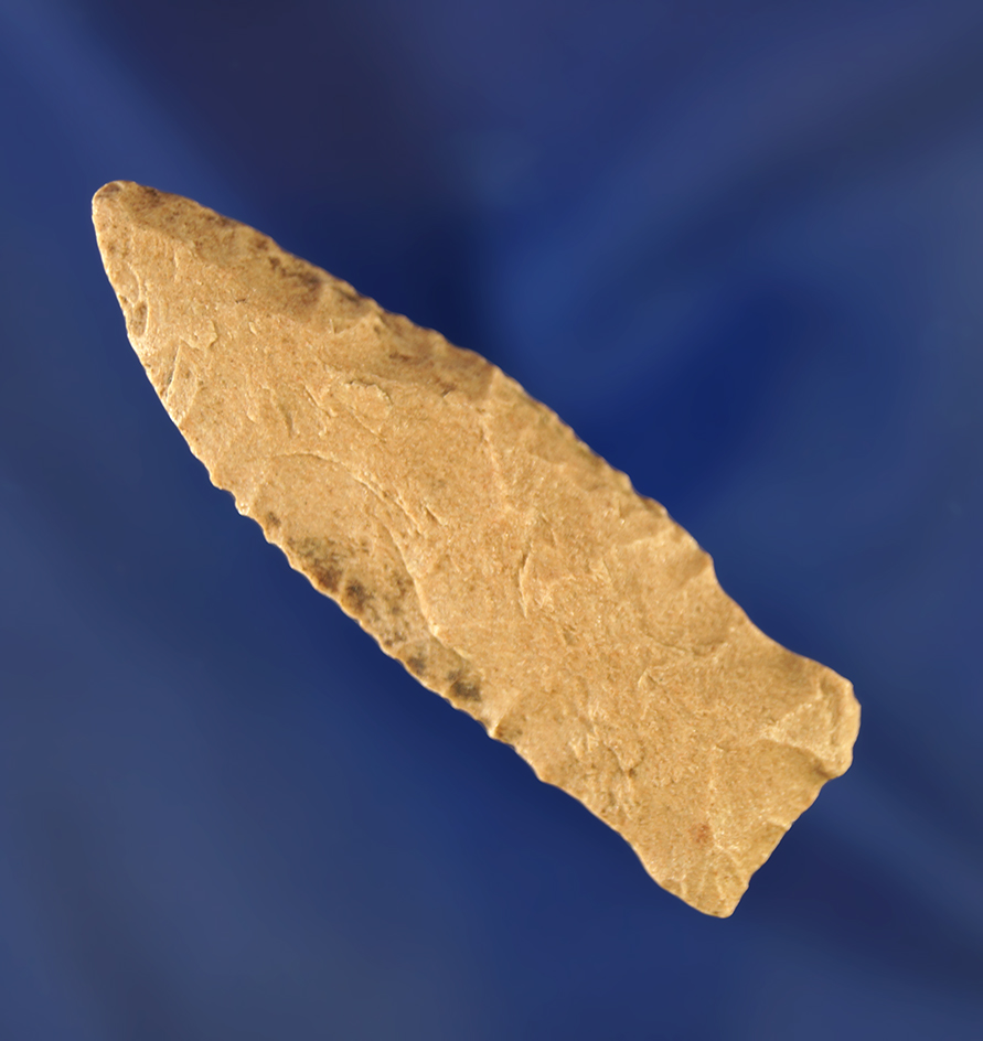 2 1/8" Hawken point that is well patinated. Wyoming.