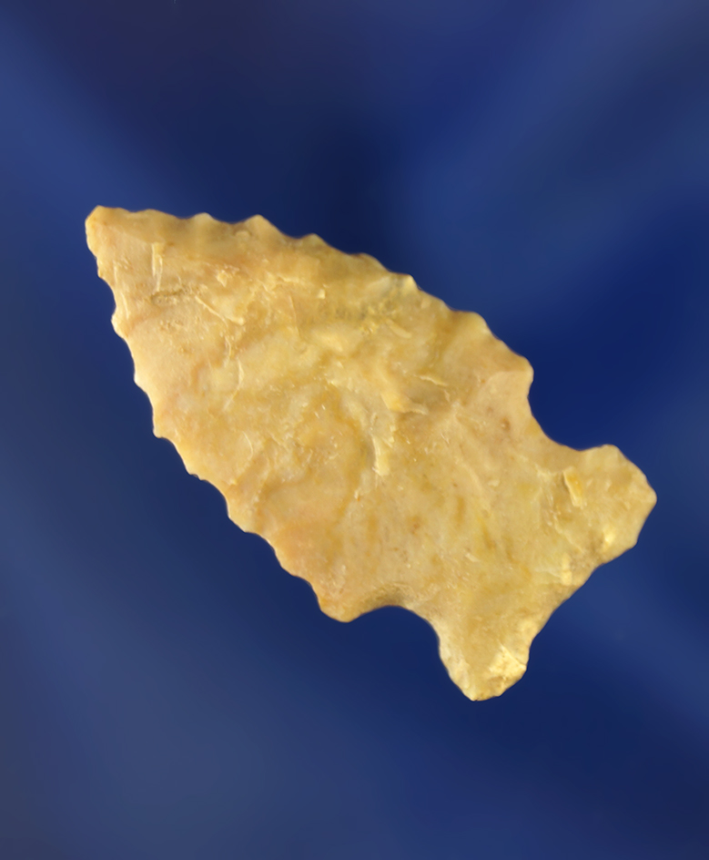 1 1/4" Side Notched dart point. Wyoming.