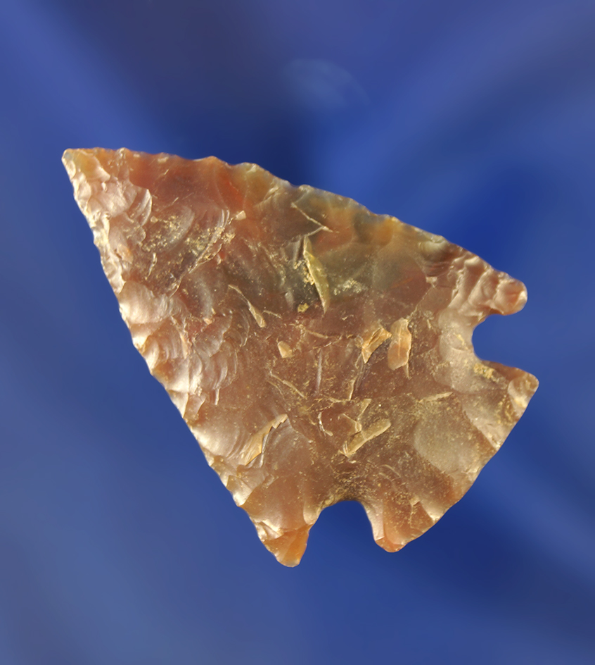 1 5/8" Pelican Lake made from high quality semi translucent chalcedony. Wyoming.