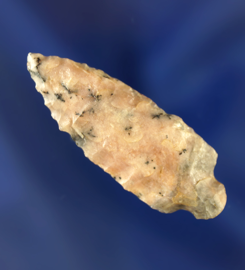 1 5/8" Mount Albion points - attractive - material with a couple small fire pops. Wyoming.