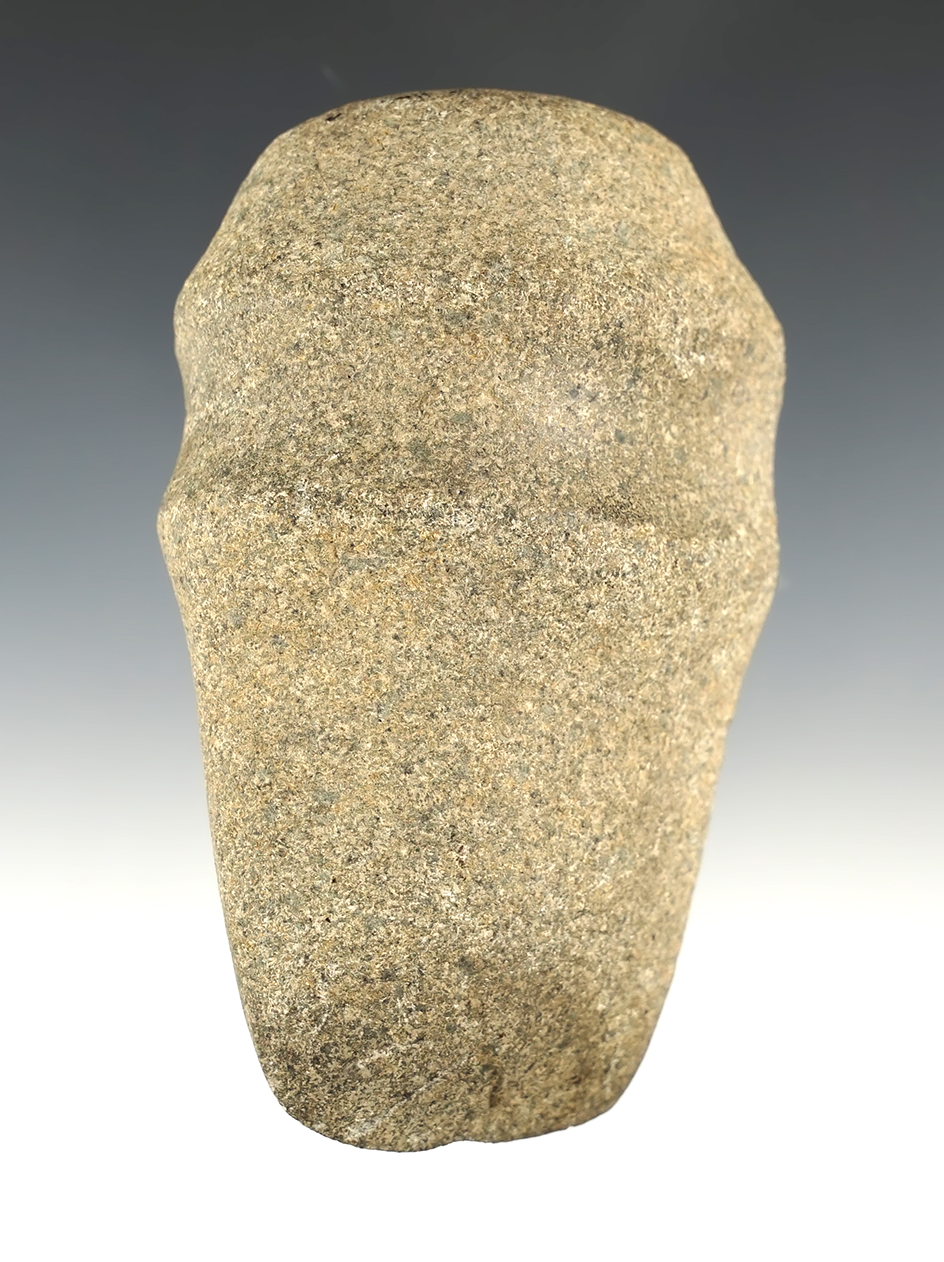 Nicely styled 4 3/16" long 3/4 Groove Axe found in Holmes Co., Ohio.