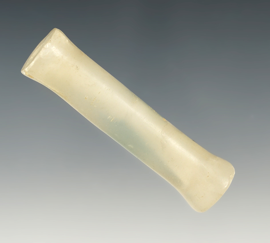 Large 2 1/2" Quartz Drilled Bead found in Mexico