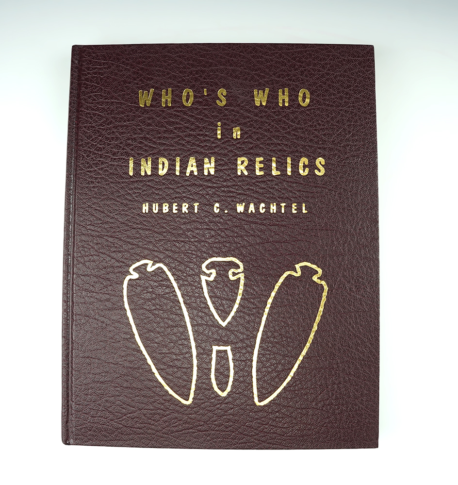 Hardcover Book: " Who's Who in Indian Artifacts" No. 2, 2003 reprint by Davis artifacts.