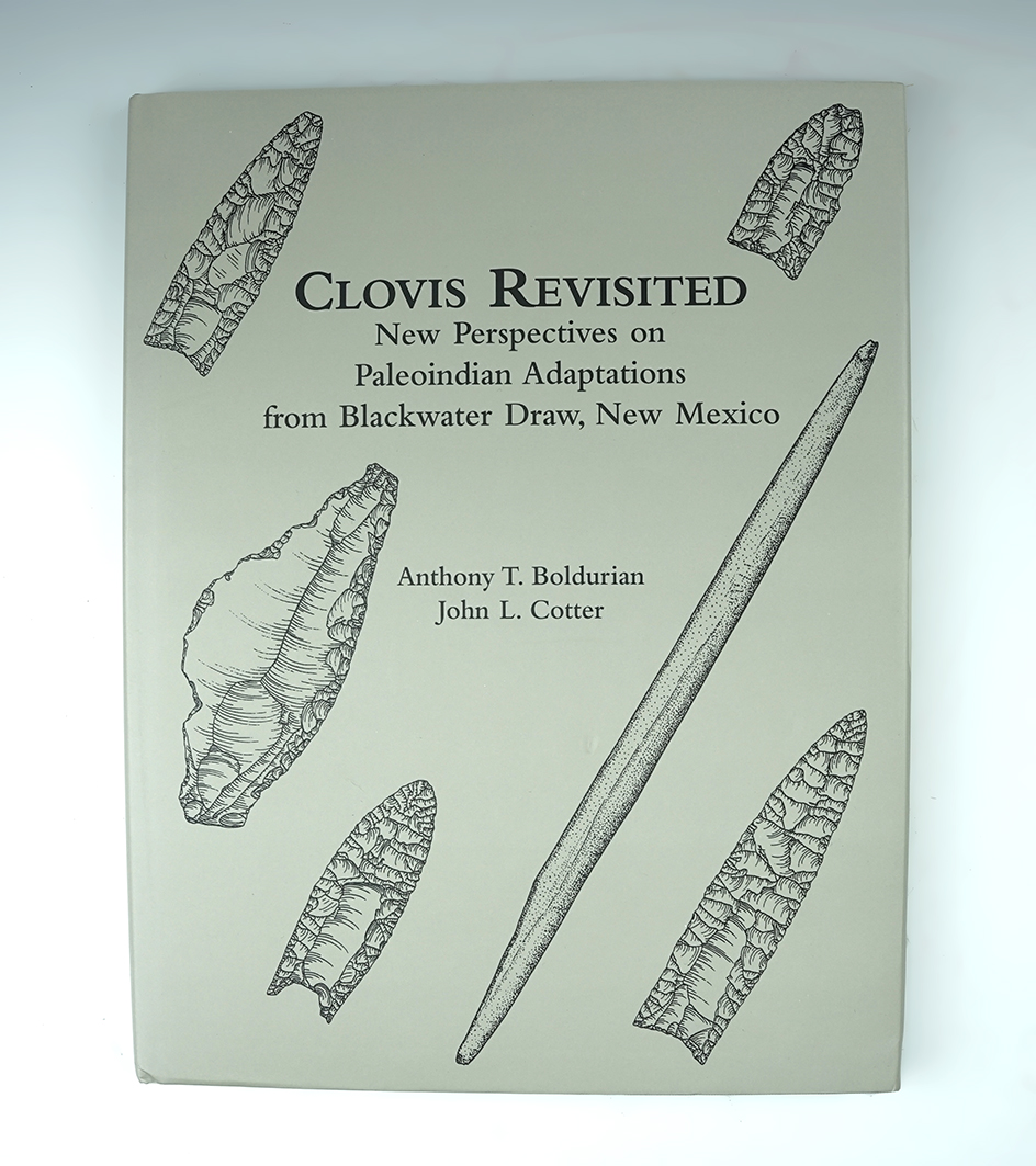 Hardcover Book: " Clovis Revisited" by Anthony T. Boldurian,  John L. Cotter. Like-new condition.