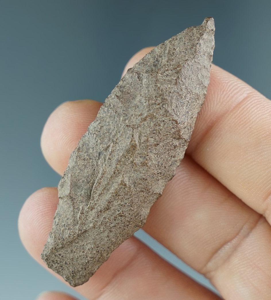 2 3/16" Paleo Windust Contracting Stem. Found near the Snake River, Idaho. Pictured!