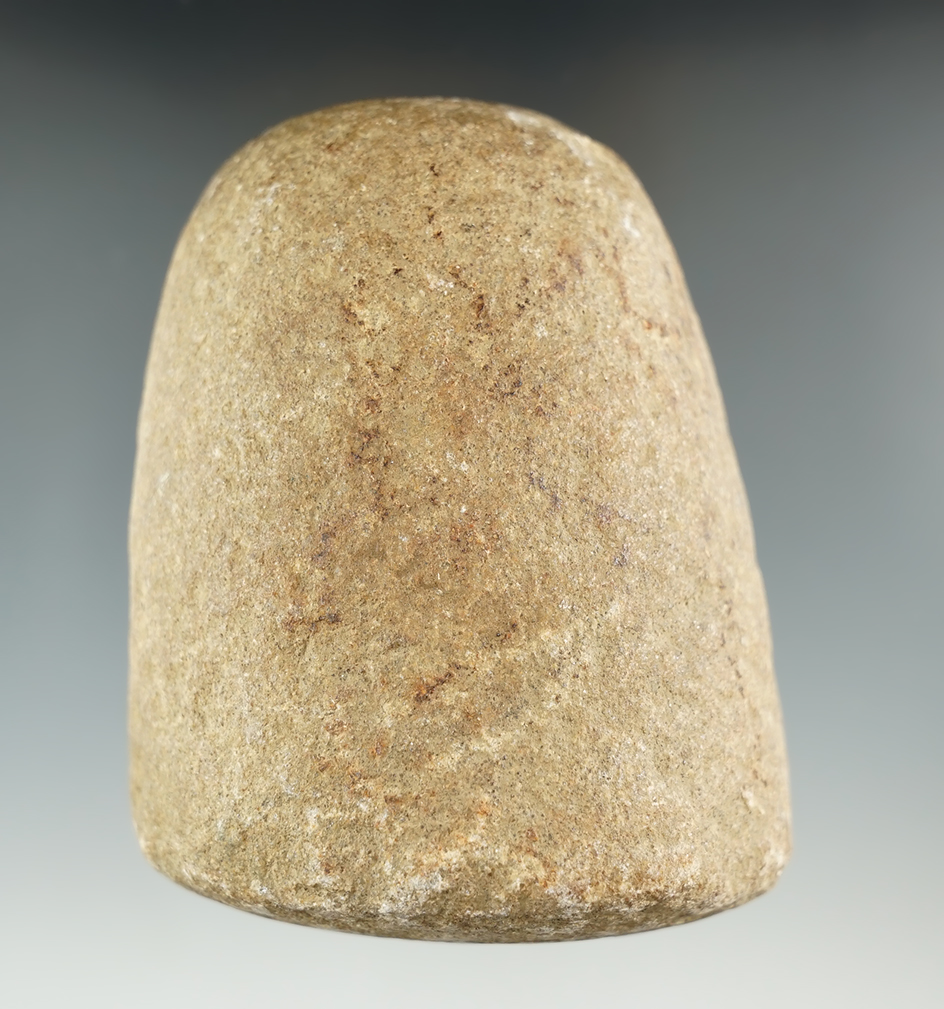 3 5/8" Conical Pestle found in Indiana.