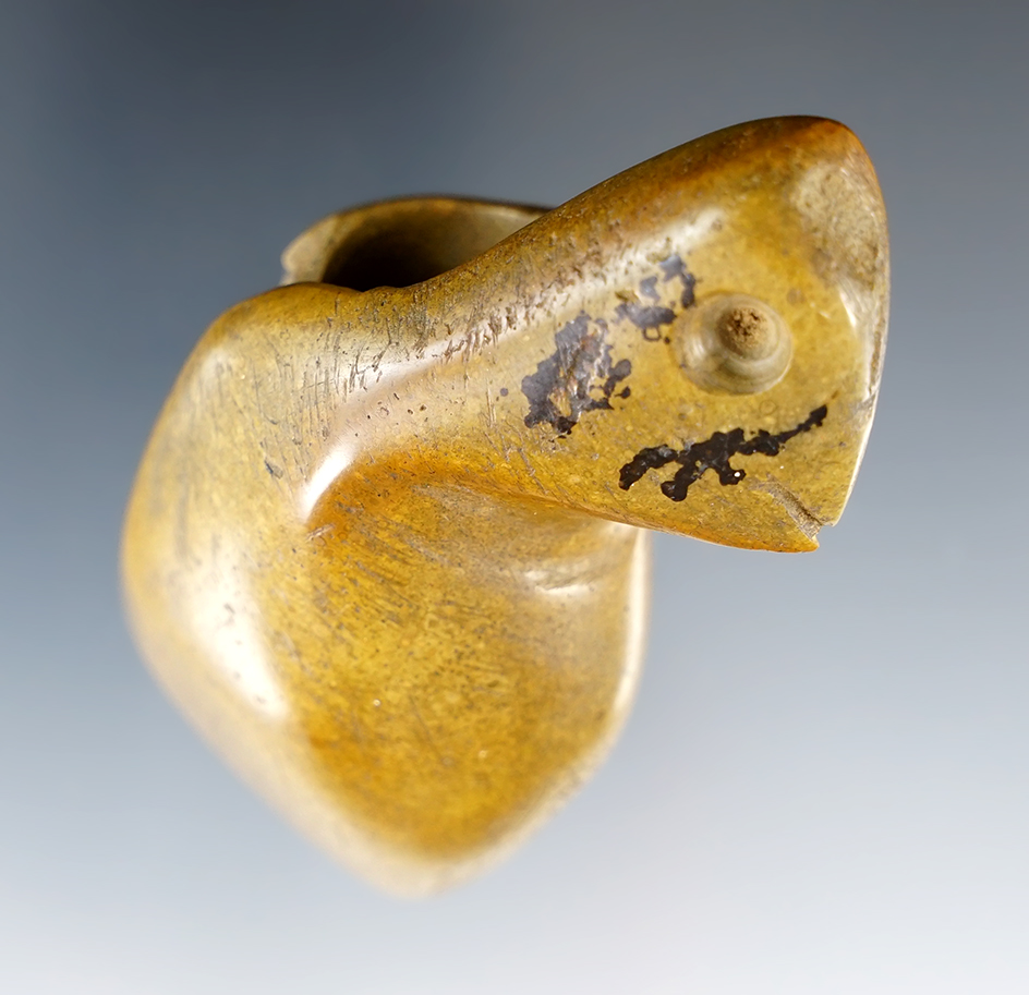 2 11/16" Effigy Pipe found in Northern Kentucky.