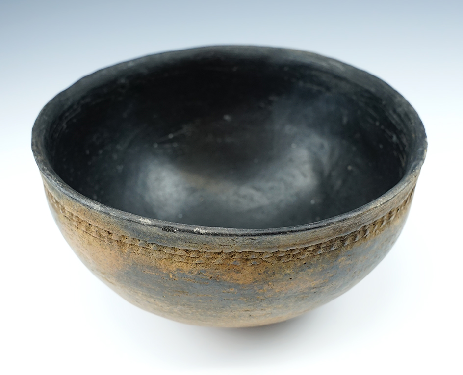 6 7/8" Salado Pottery Bowl in solid condition, Arizona.