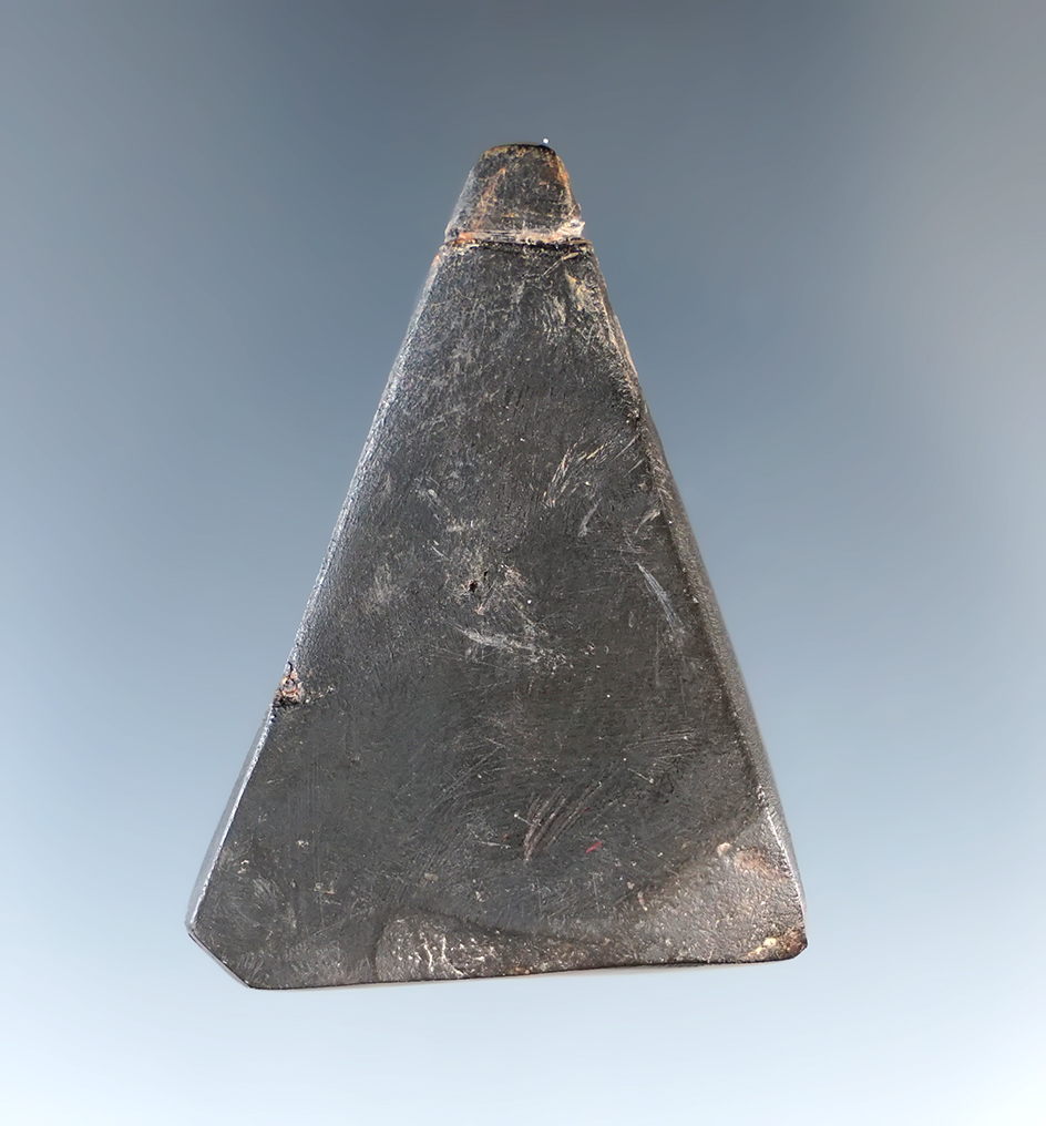 2 5/8" Grooved Miniature Mississippian Pendant, Ohio.