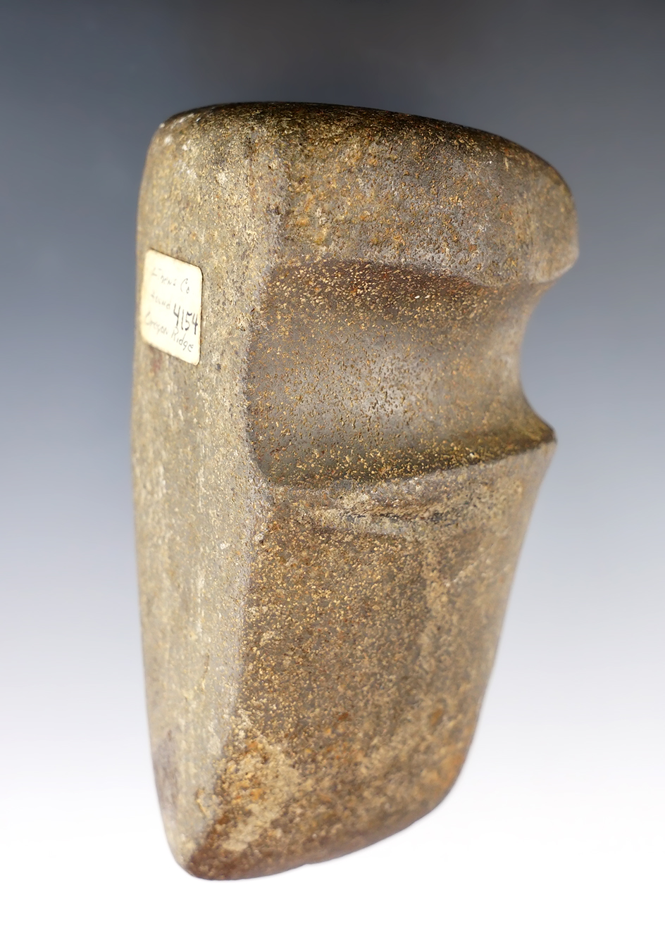 4 3/16" Long 3/4 Grooved Axe, Ohio.