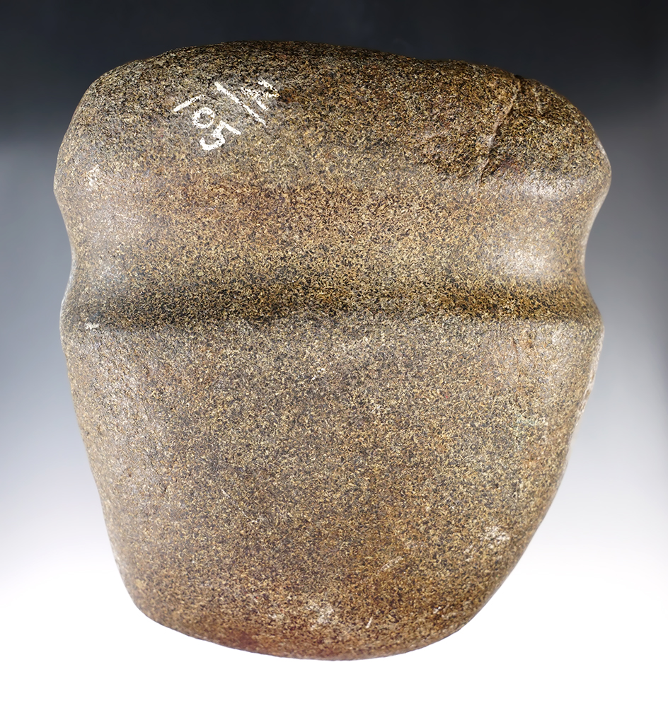 Heavy 5 3/4" tall x 5" Grooved Axe, Marion Co., Ohio.