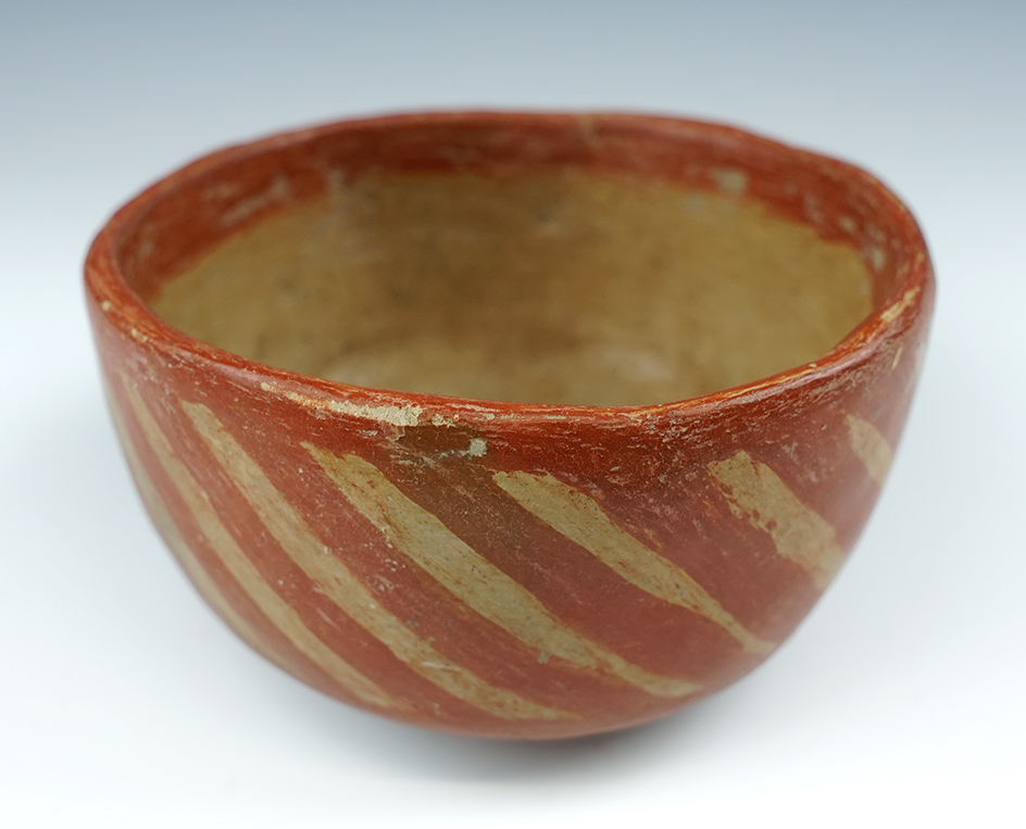 5" x 2 3/8" Chupicuaro Pre-Columbian pottery bowl.