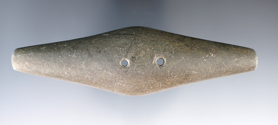 5 1/16" Expanded Center Gorget, Franklin Co., Ohio.