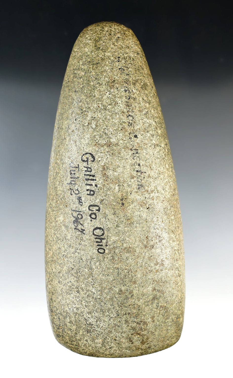 7" Long classic style Celt. Gallia Co., Ohio, July 2, 1967.