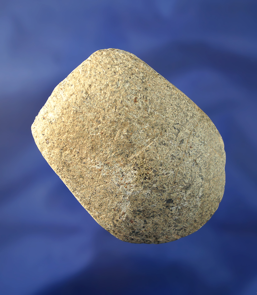 Unique 2 5/8" Hardstone miniature  Celt that was anciently salvaged found in central Illinois.