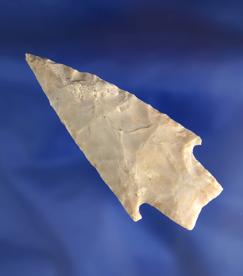 2 15/16" Uvalde point found in Texas. Ex. Helen DeMoss collection.