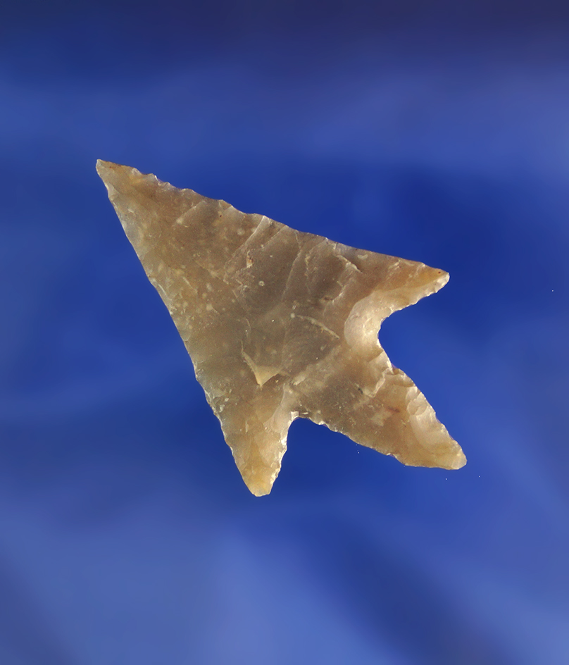 Nice! 1 13/16" well patinated and nicely styled Perdiz point that is thin and nice found in Texas.