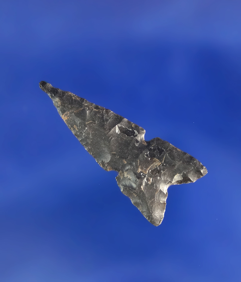 Nice! Thin and well flaked 1 1/16" Salado point found in Arizona.