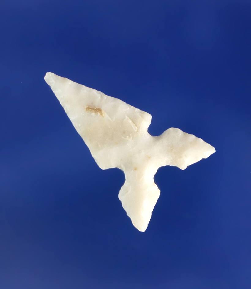 3/4" Toyah point found in Texas that is in perfect condition and is very nicely flaked.