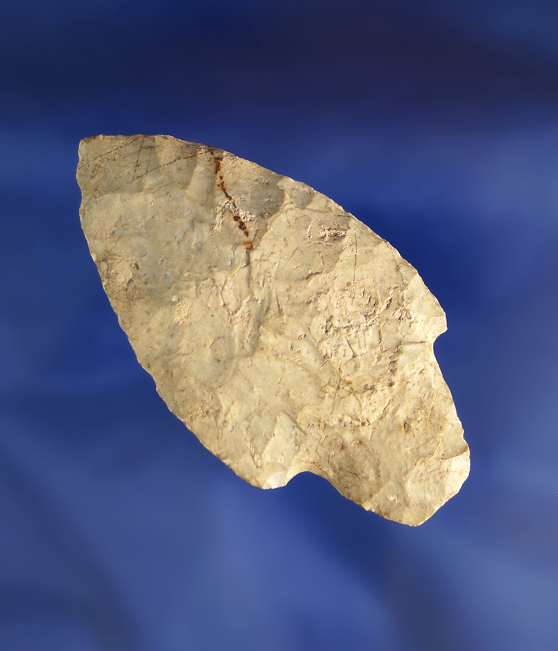 2 5/8" Adena that is heavily patinated found in Indiana.