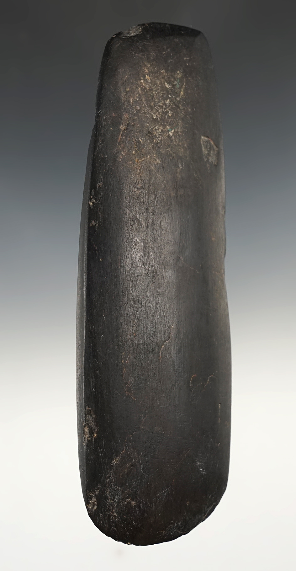 Fine and unique 6 3/8" Jadeite Adzesharpened on both ends. Found close to the Columbia River.