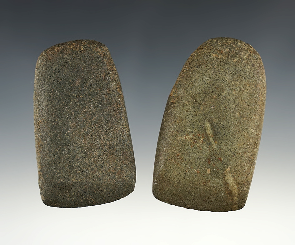 Pair of nice Ohio Celts in excellent condition. The largest is 3".