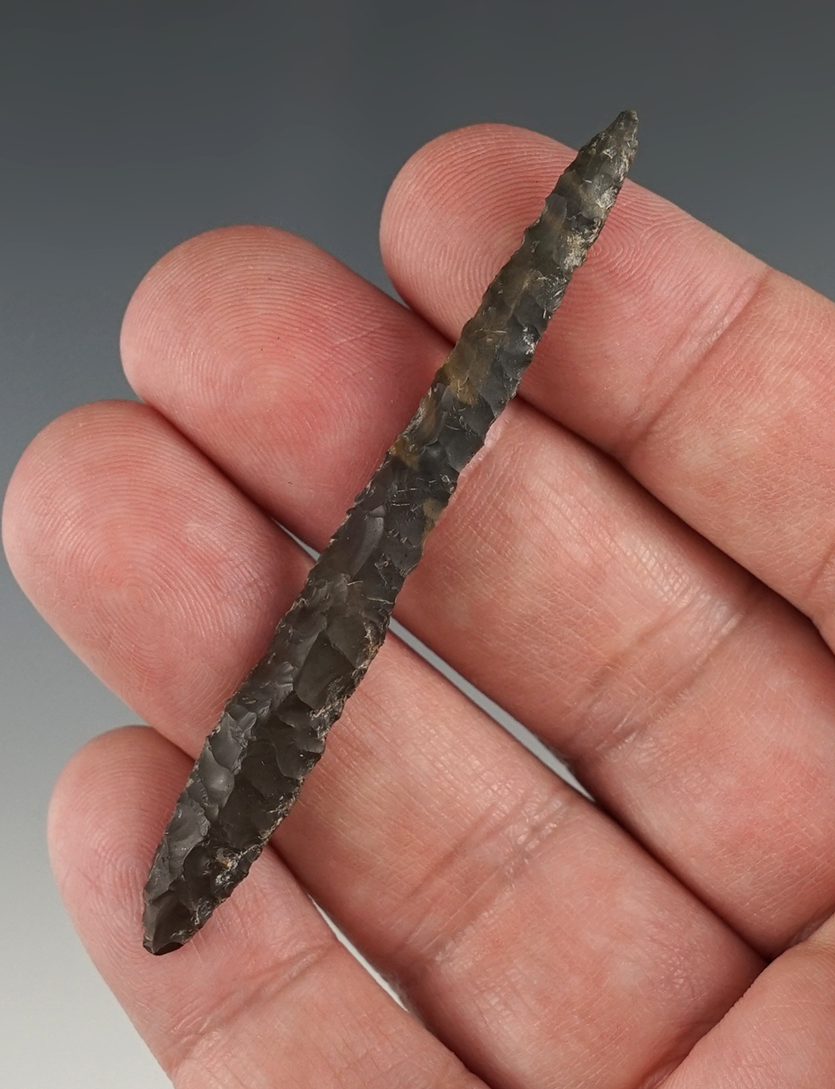 Unbelievely well made 2 7/8" Drill found close to the Columbia River, Oregon.