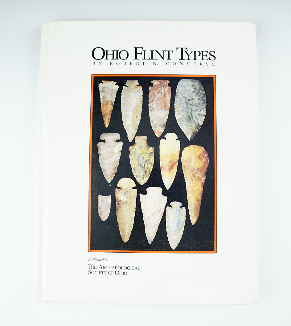 Hardcover Book: "Ohio Flint Types" by Robert Converse. Copywrite 1994. Condition is excellent.