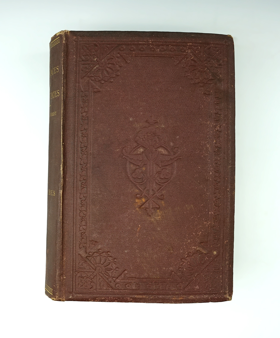 Hardcover Book: "The Native Races of the Pacific States" by Hubbert H. Bancroft, Vol. 1.