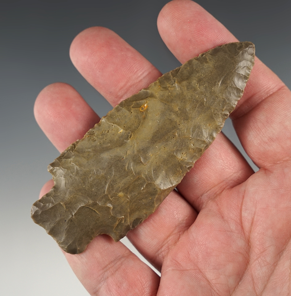 Outstanding 3 3/4" Heavy Duty point found in Clark Co., Indiana.