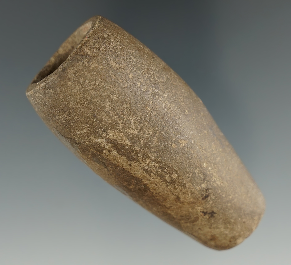 2 9/16" Well-made Glacial Kame Tube Pipe in excellent condition found in Defiance Co., Ohio.