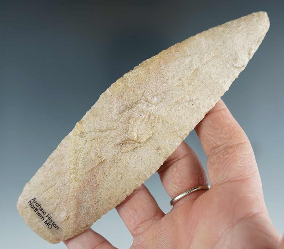 5 9/16" Hixton Blade found in northern Missouri.