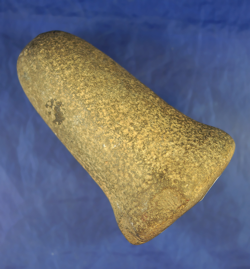 4 5/8" tall well patinated Bell Pestle found in Illinois.